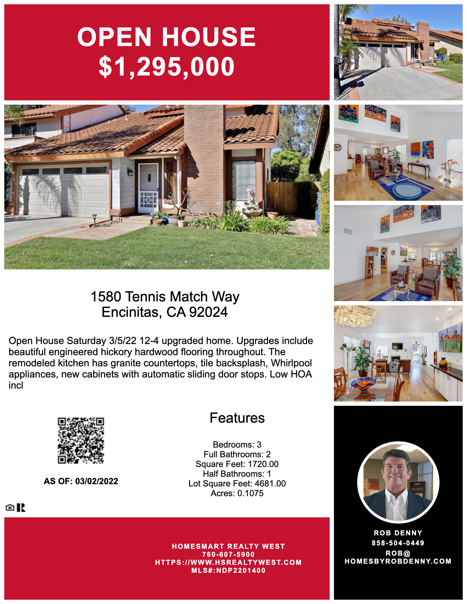 1580 Tennis Match Way #22, Encinitas, CA 92024