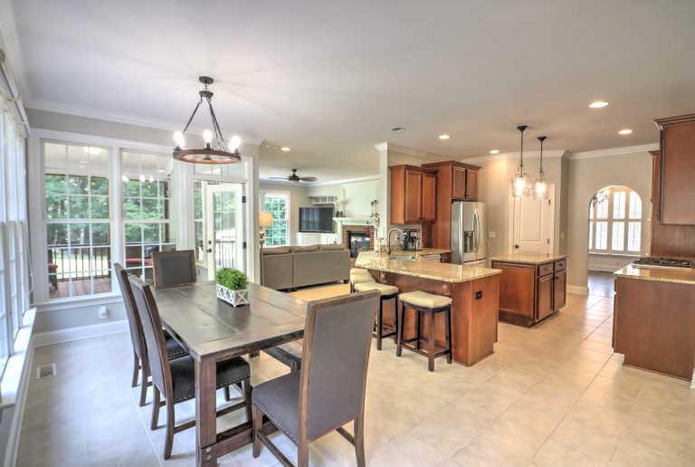 9025 Sundance Wake Forest NC 27587 Open Floorplan Living Kitchen