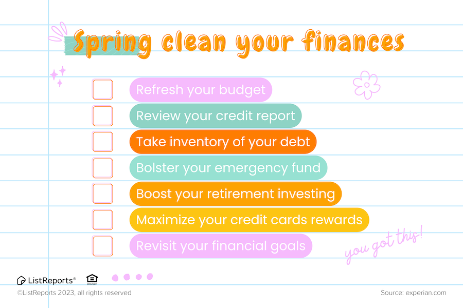 m2 realty spring cleans your finances