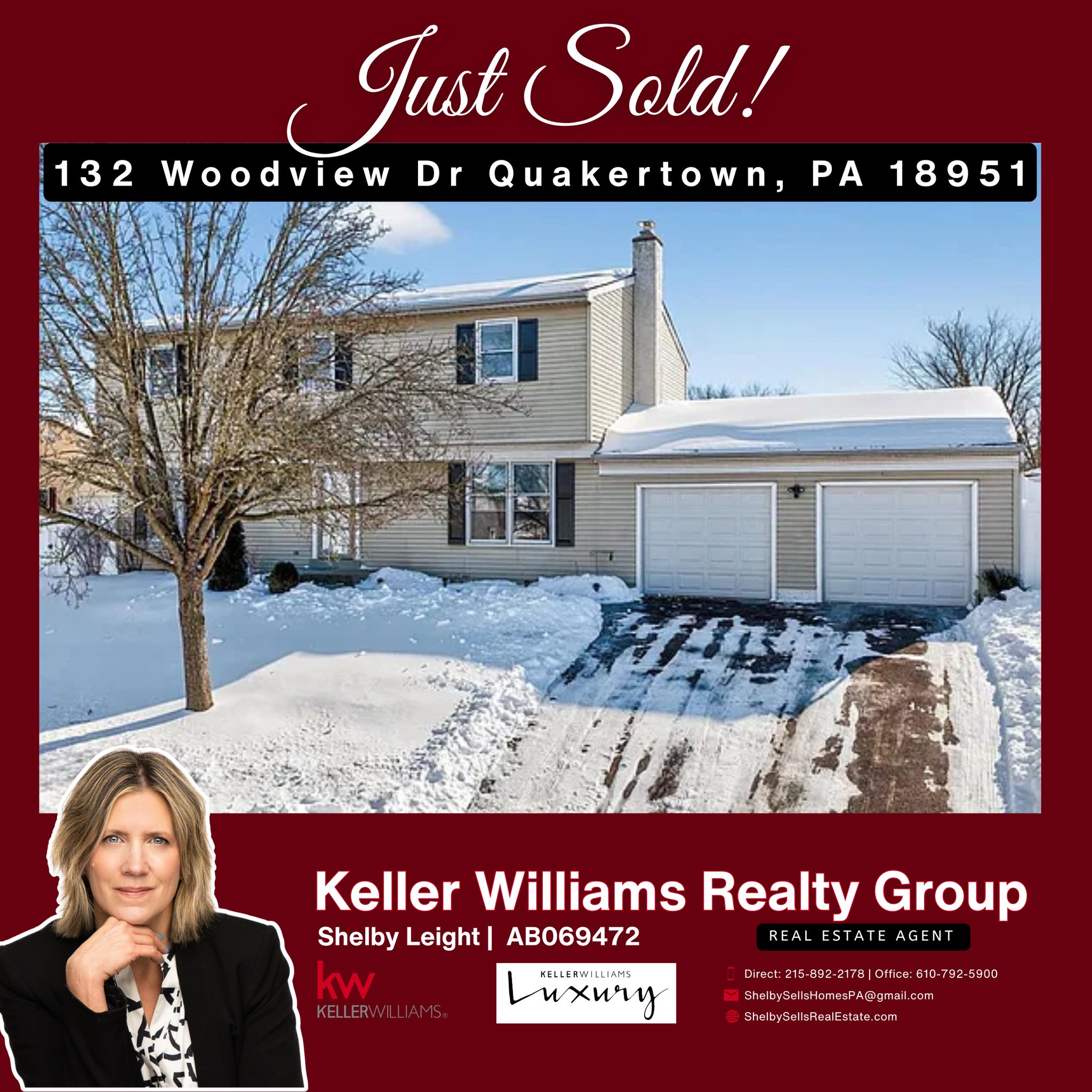 SOLD 132 Woodview Dr