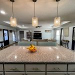 Open concept floor plan