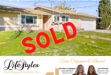 SOLD – 4571 Bidwell St, Simi Valley 3-4-2022