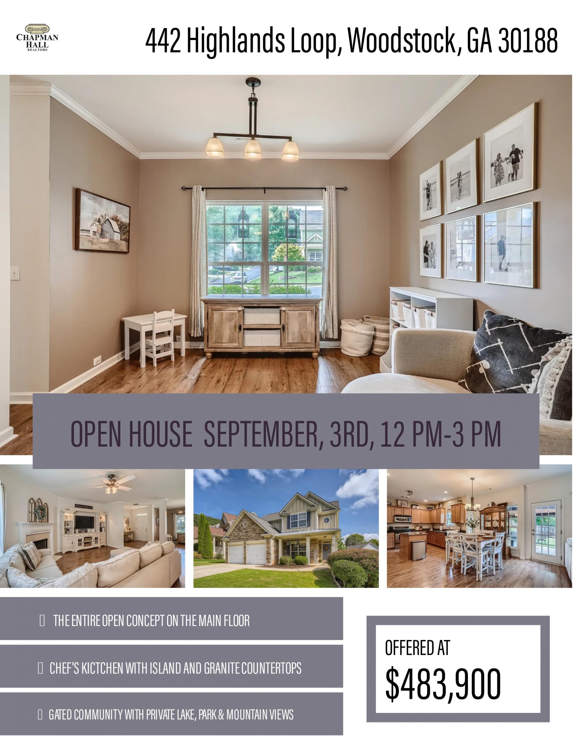 442 Highlands Loop, Woodstock, GA 30188
