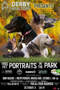 Derby Realtors Pet Portrait in the Park 2021 Poster