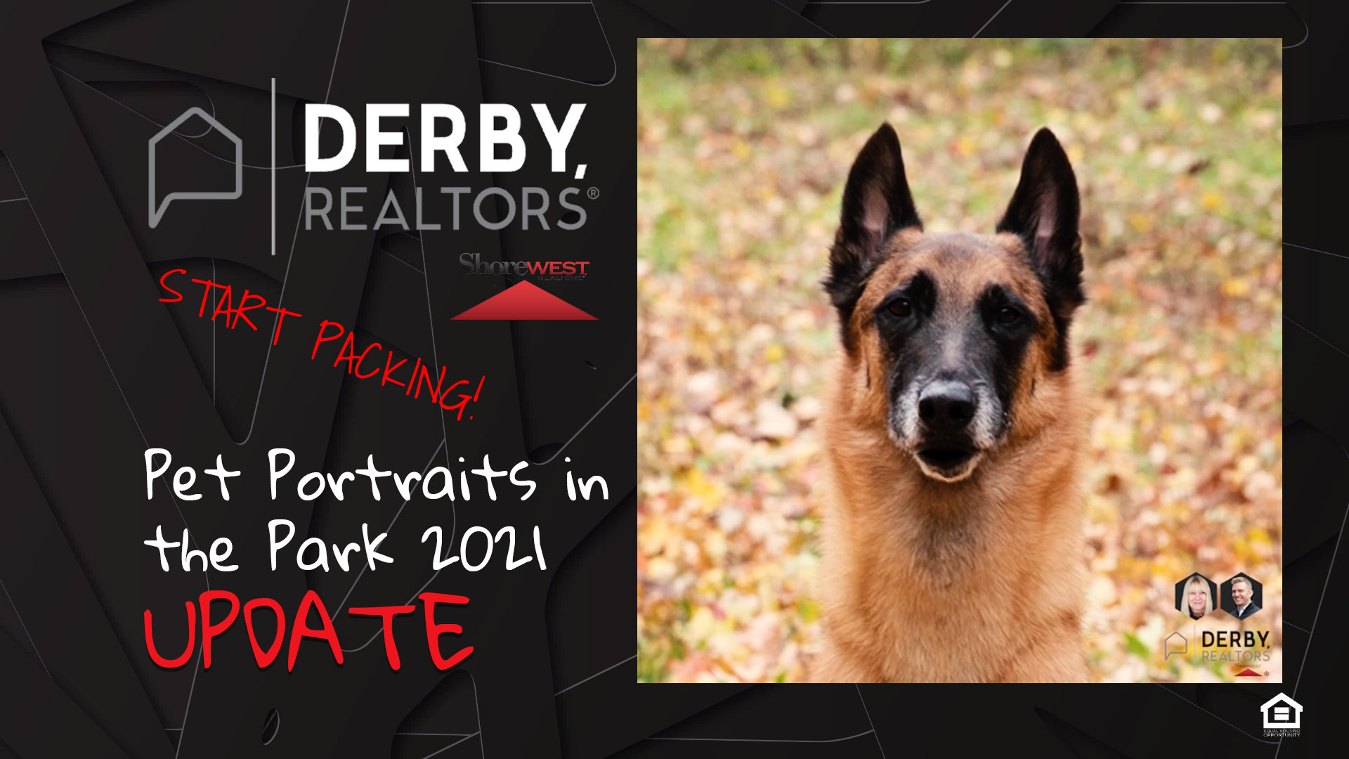 Derby Realtors Pet Portraits in the Park Update Video Thumbnail