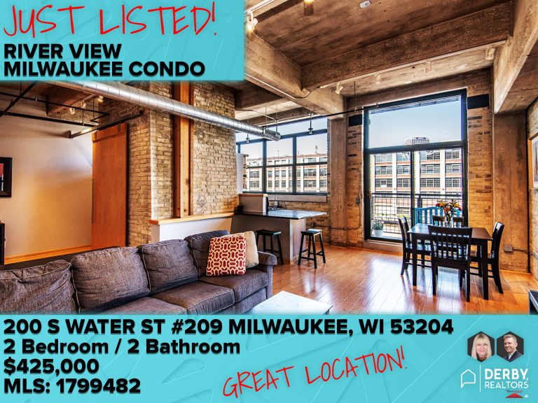 Condo for sale derby realtors 209 s water street Milwaukee unit 209
