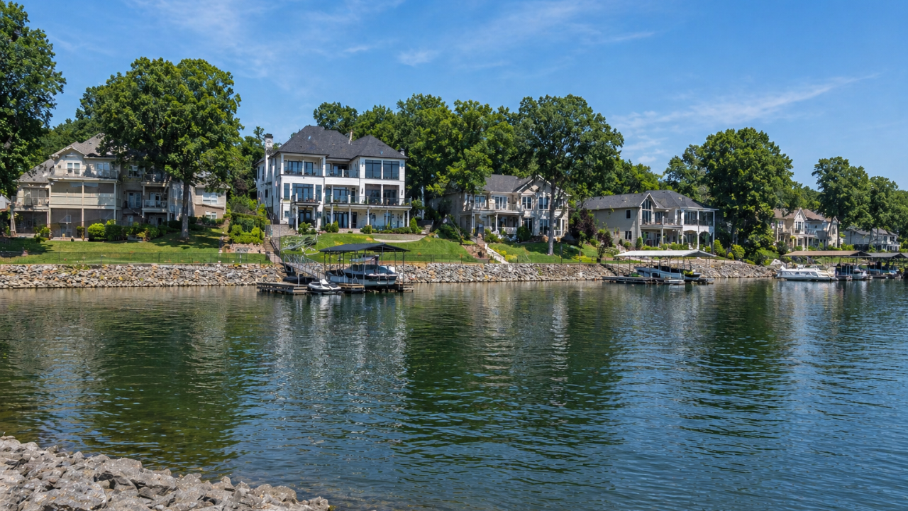 Lake Norman Waterfront Homes with Private Docks and Rip Rap Shoreline