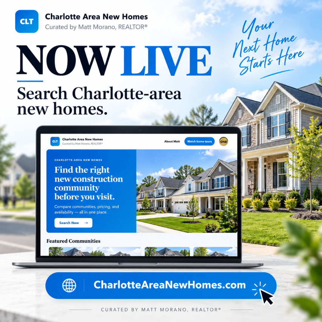 search for charlotte area new construction homes