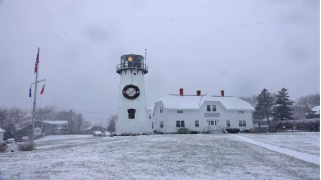 Chatham Light House Snow