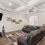 Beautiful coffered ceilings 4923 Lantana Drive