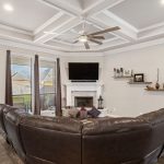 Floor to ceiling windows create a naturally light and bright living area. 4923 Lantana Drive