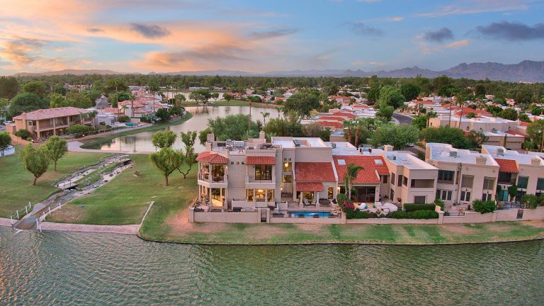 8351 E Del Camino Dr, Scottsdale aerial N