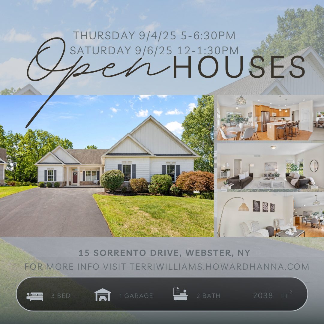 15 Sorrento Drive, Webster, NY 14580
