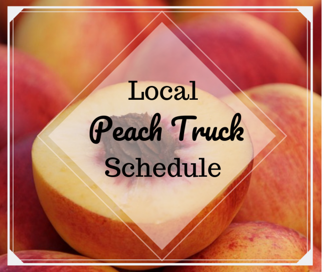 Local Peach Truck Schedule - Crissy Moran