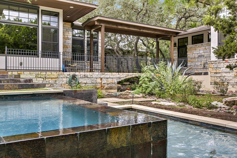 5009 Calabria Court Austin TX 78738 - Pool and Walkway