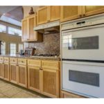 double ovens and gas cook top