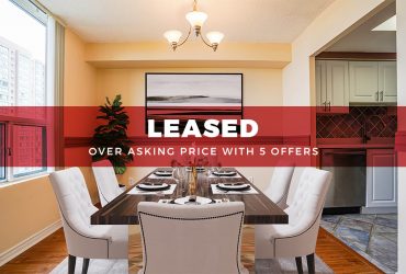JUST LEASED OVER ASKING WITH 5 OFFERS !!!  135 Hillcrest Ave unit 916, Mississauga, ON L5B 4B1