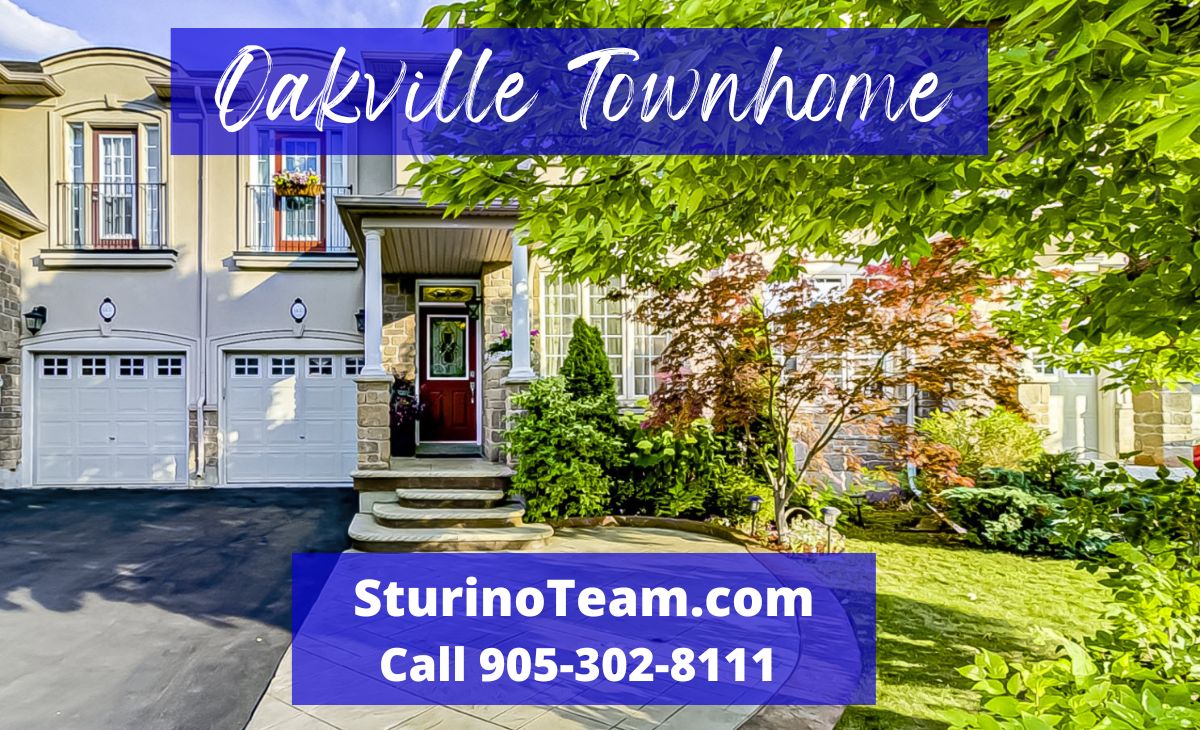 Oakville Freehold Townhome Sturino Team 905-302-8111