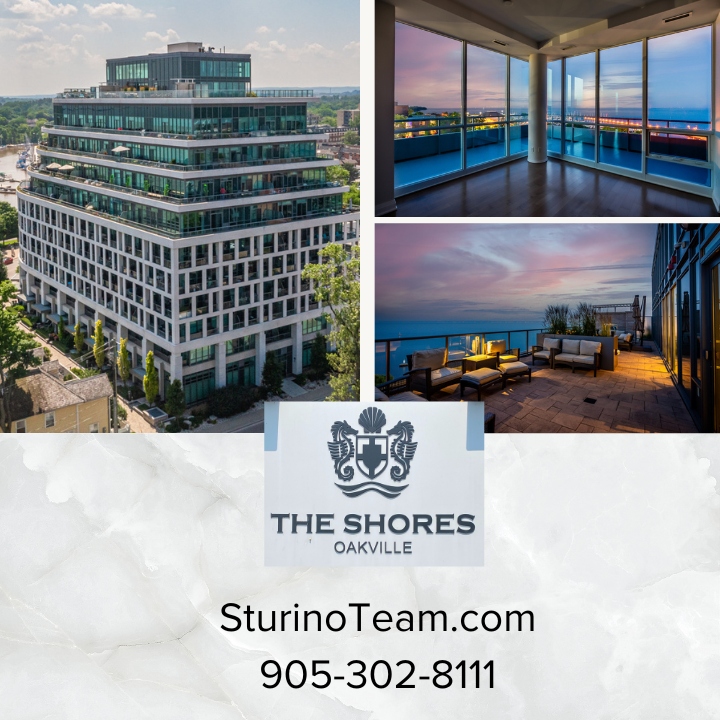 The Shores Condos SturinoTeam.com 905-302-8111 Oakville Waterfront Condos