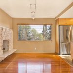 Lovely dining area with arboreal view of charming home in Monterey Park