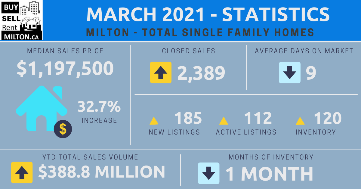 MARCH STATES Market Stats Infographic Template