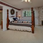 Master Bedroom with Fireplace at 12912 Garden Bar Rd Grass Valley CA 95949