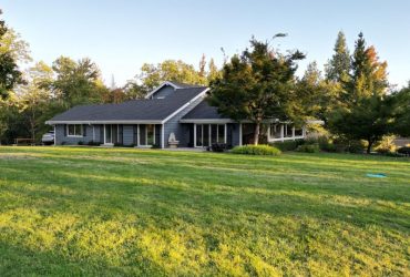 20 -/+ Acre Private Property-Grass Valley with Breathtaking level acreage that offers tranquility & privacy, Pond and Guest House