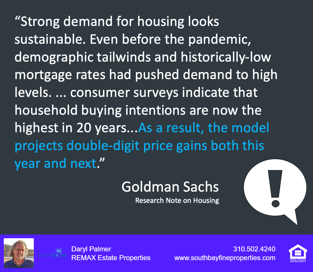 Market Conditions Goldman Sachs will the real estate market crash in 2021