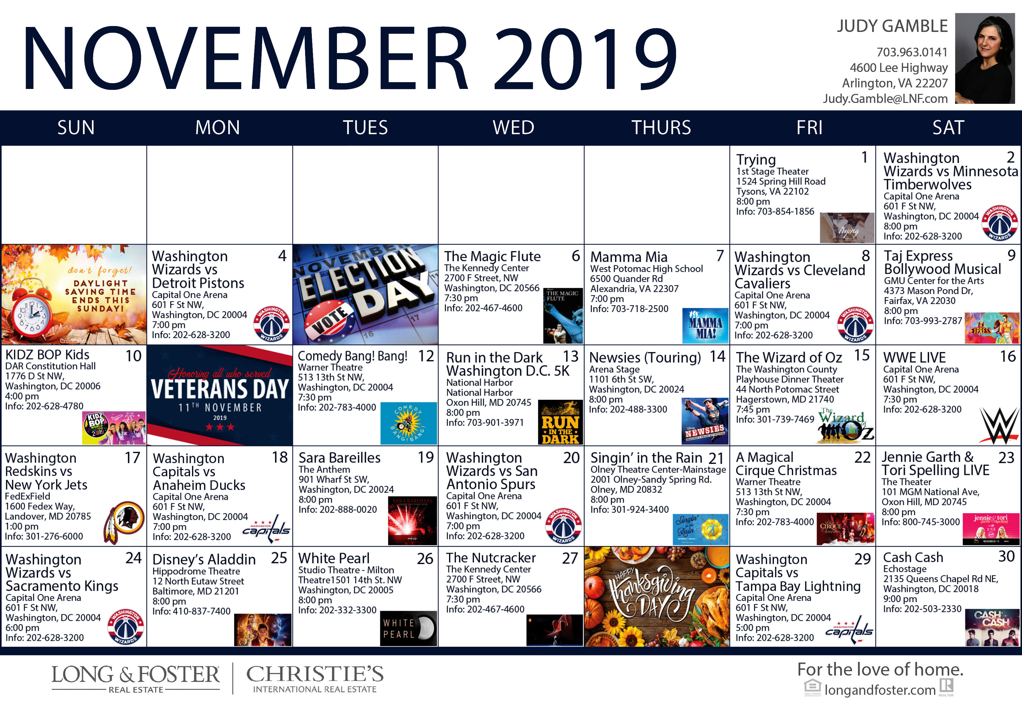 November 2019 Calendar